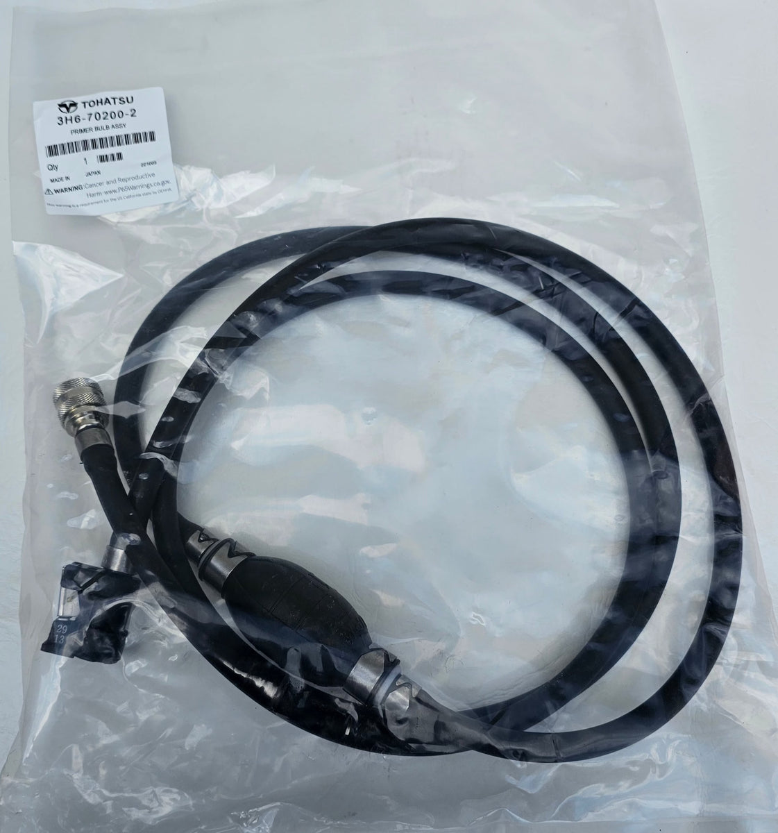 Genuine Tohatsu Outboard Fuel Line & Primmer Bulb & Connectors 4 Str