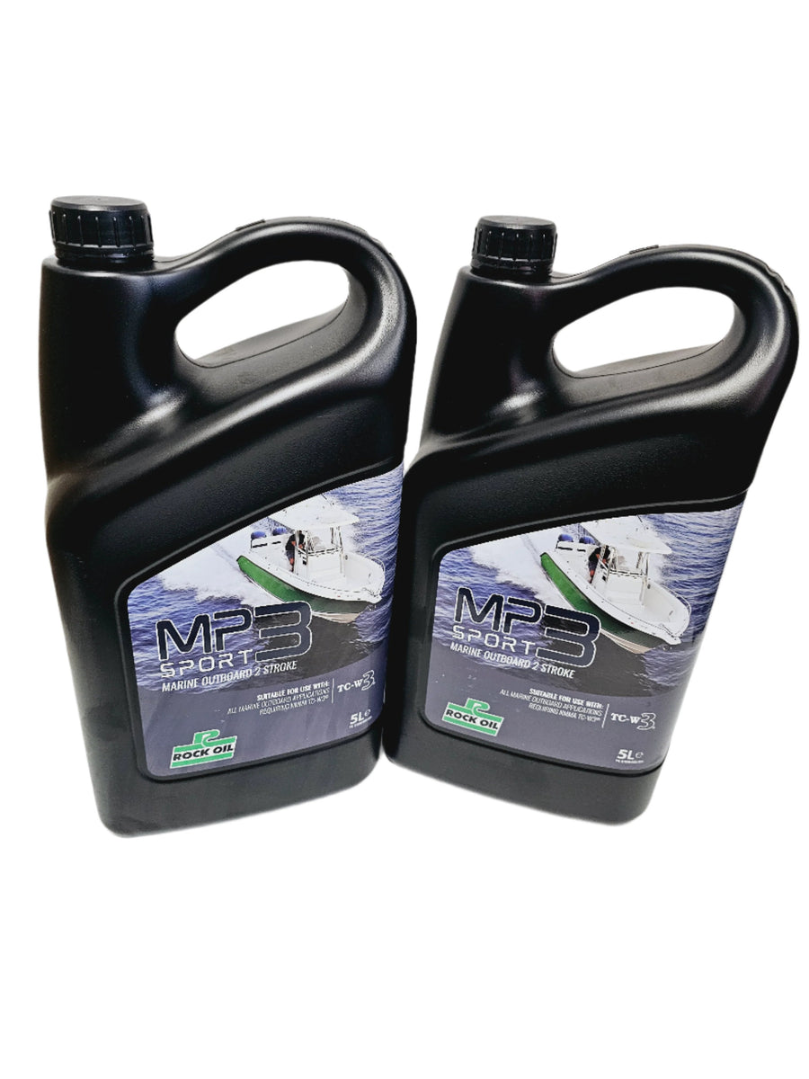 JAB Marine 2-Stroke Oil - NMMA TC-W3 Spec - 5 Liter Bottle
