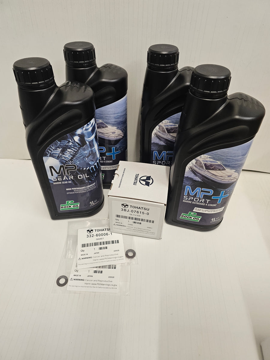 Oil Change / Service for Tohatsu Outboard 40 hp 50 hp 60 hp Engine Oil