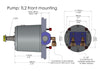 Hydrodrive Hydraulic Steering System kit for boats up to 12m Inboard Shaft drive MU75TF