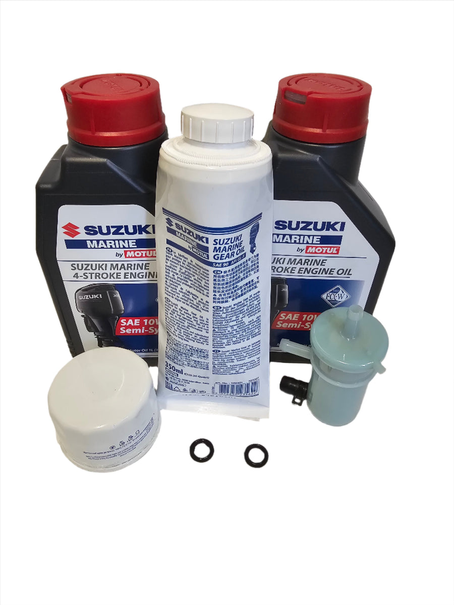 OIL CHANGE SUZUKI OUTBOARD 25 HP 30HP 4 STROKE 2015 & UP DF25A 30A SER ...