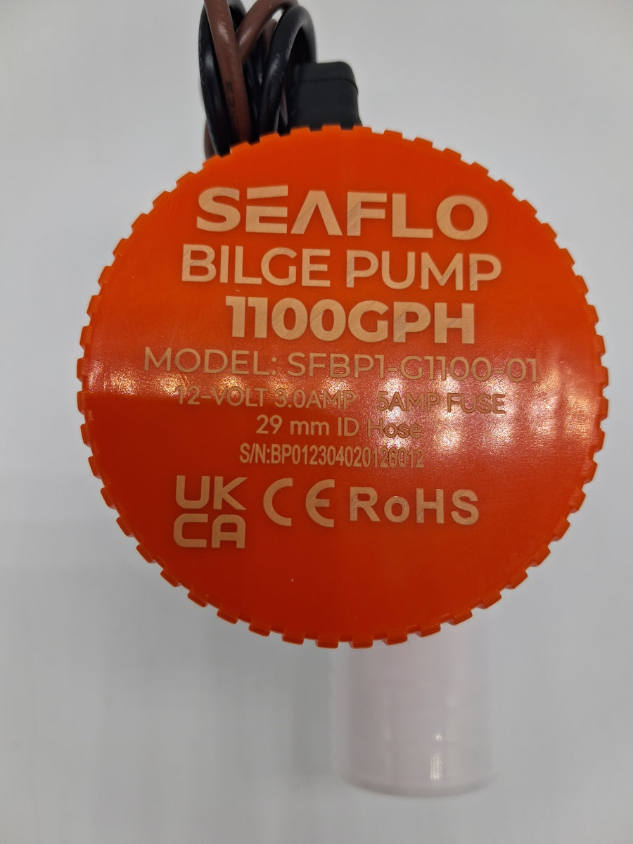 1100 GPH 12V Marine Bilge Pump for boats & RIBS – SSI Marine