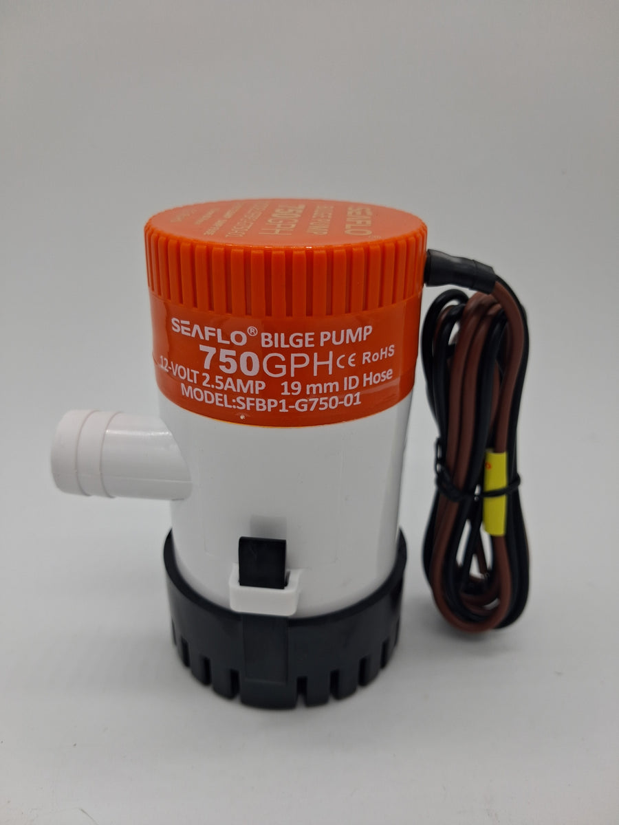 750 GPH 12V Bilge Pump Marine for RIBS and Boats – SSI Marine