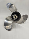 Stainless Steel Propeller 9 1/4 x 10 for Tohatsu 15HP–20HP 4-Stroke Outboard | 14 Spline