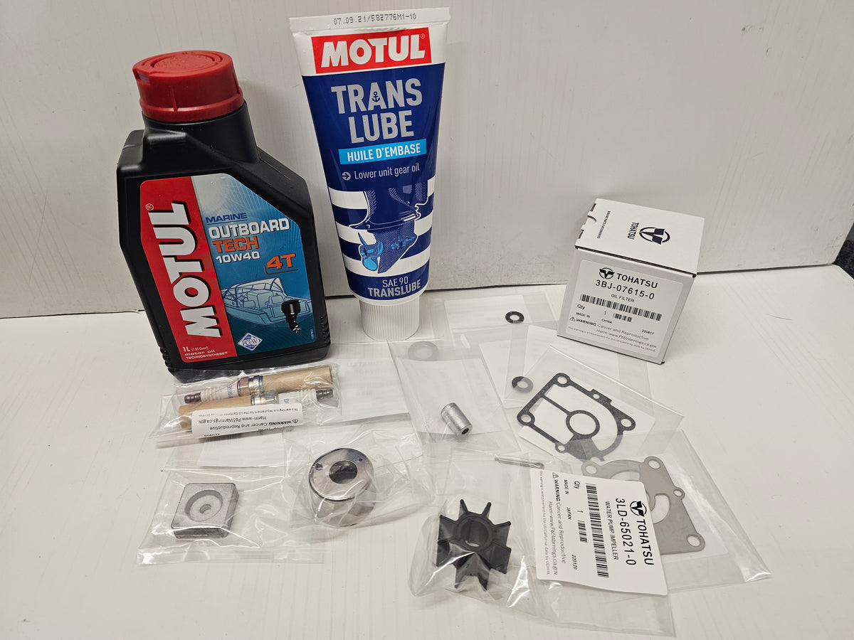 9.9 hp 15 hp 20 hp EFI Tohatsu Outboard Service Kit Maintenance Kit ...