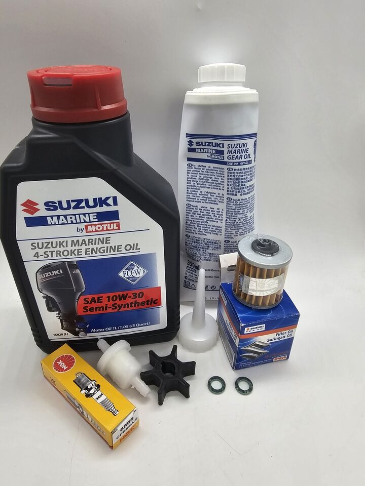 Suzuki Outboard DF4A DF6A HP Service Kit 4 5 6 hp 2017&UP & Oil's – SSI ...