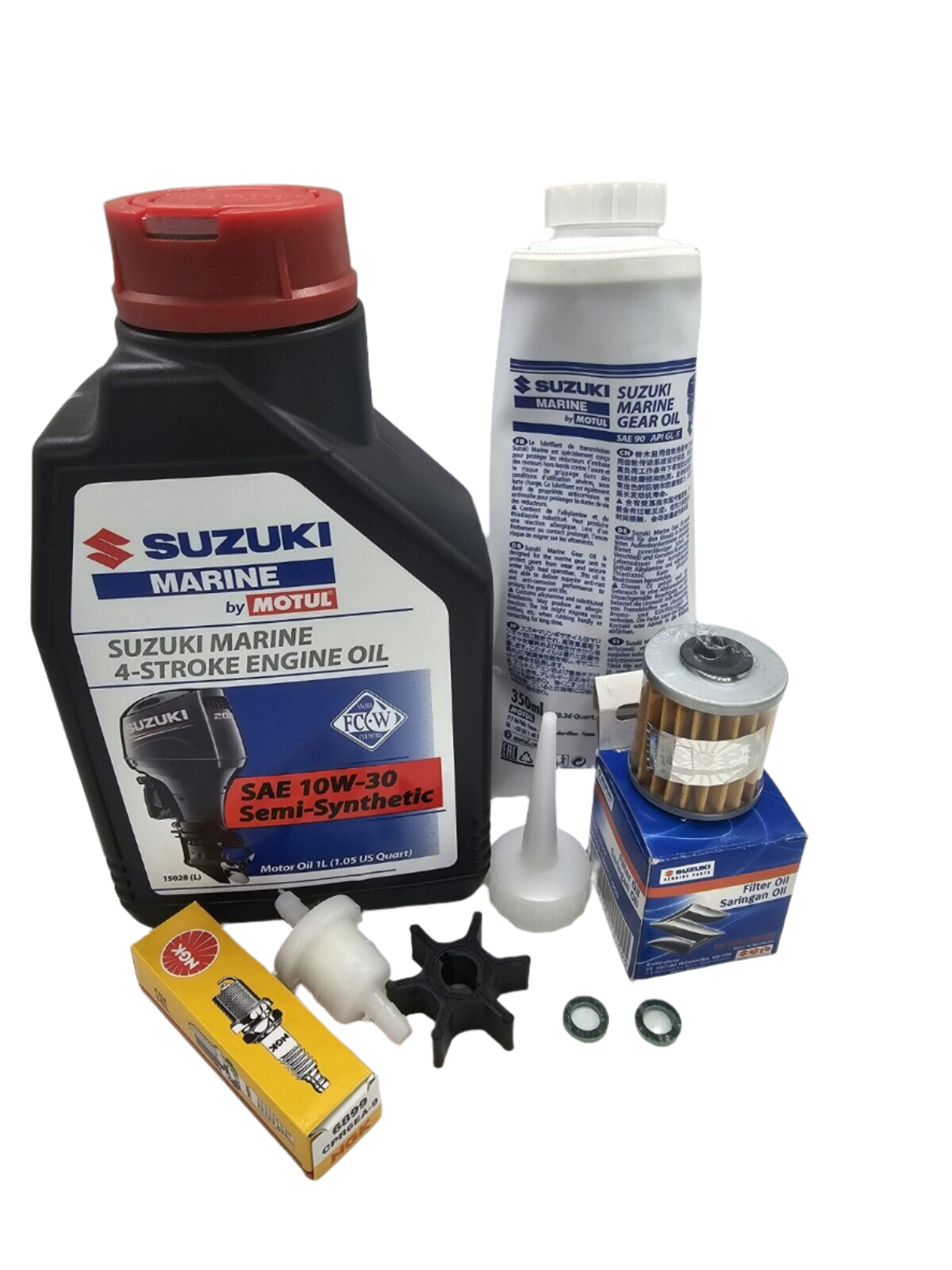 Suzuki Outboard DF4A DF6A HP Service Kit 4 5 6 hp 2017&UP & Oil's – SSI ...