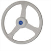 White Boat Steering Wheel Three Arms, Diam. 310mm