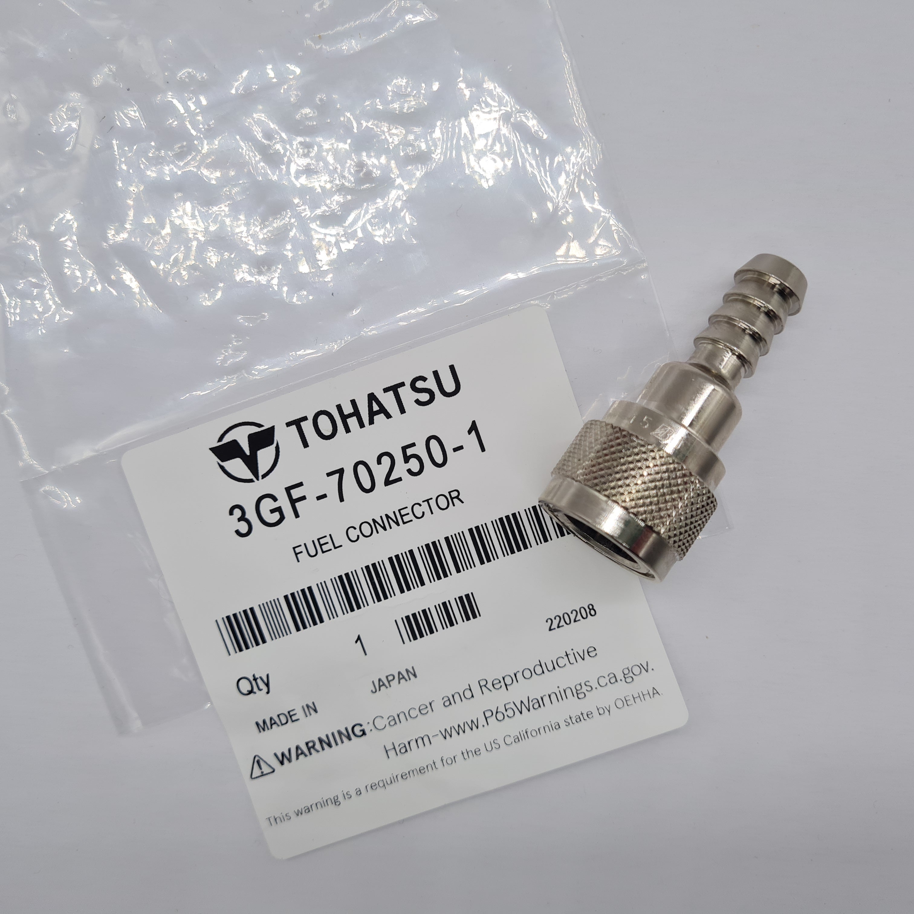 Connecteur Ligne Carburant Mâle Femelle Bateau Yacht 3B2-70250-1 Pour Moteur Hors-Bord 5 à 90HP