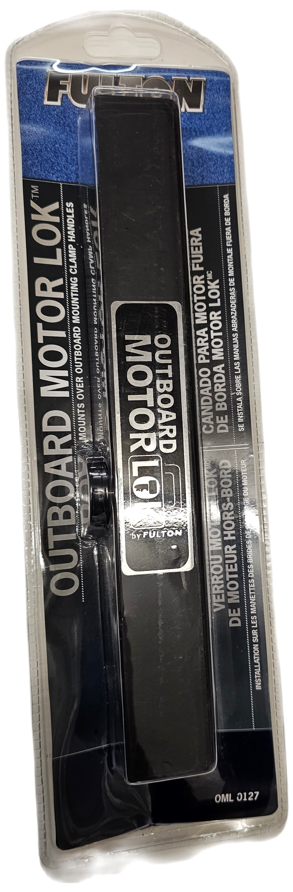 Fulton Outboard Motor Lock Black Mercury Evinrude Yamaha Marine Boat