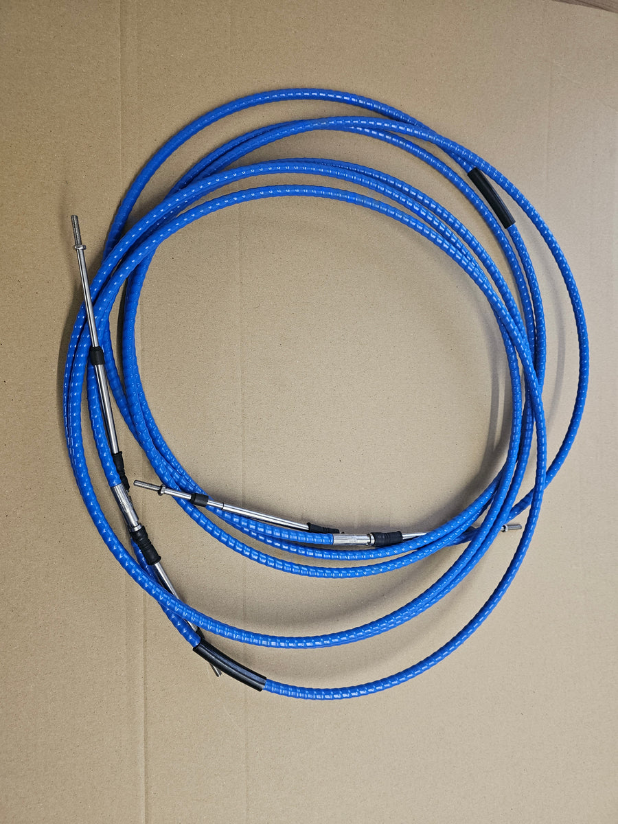 Multiflex Control Cable 2 @ 9 FT Multiflex Edge 33C Remote Control Cable Yamaha Suzuki Tohatsu ...