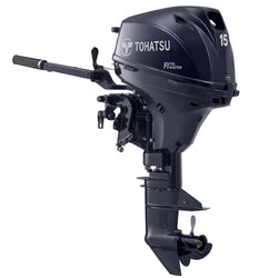 Tohatsu MFS15 15hp 4-stroke outboard, Elec Start, Remote Control, EFI