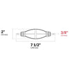 One Way Valve Universal Primer Bulb, 3/8'' - ssimarine