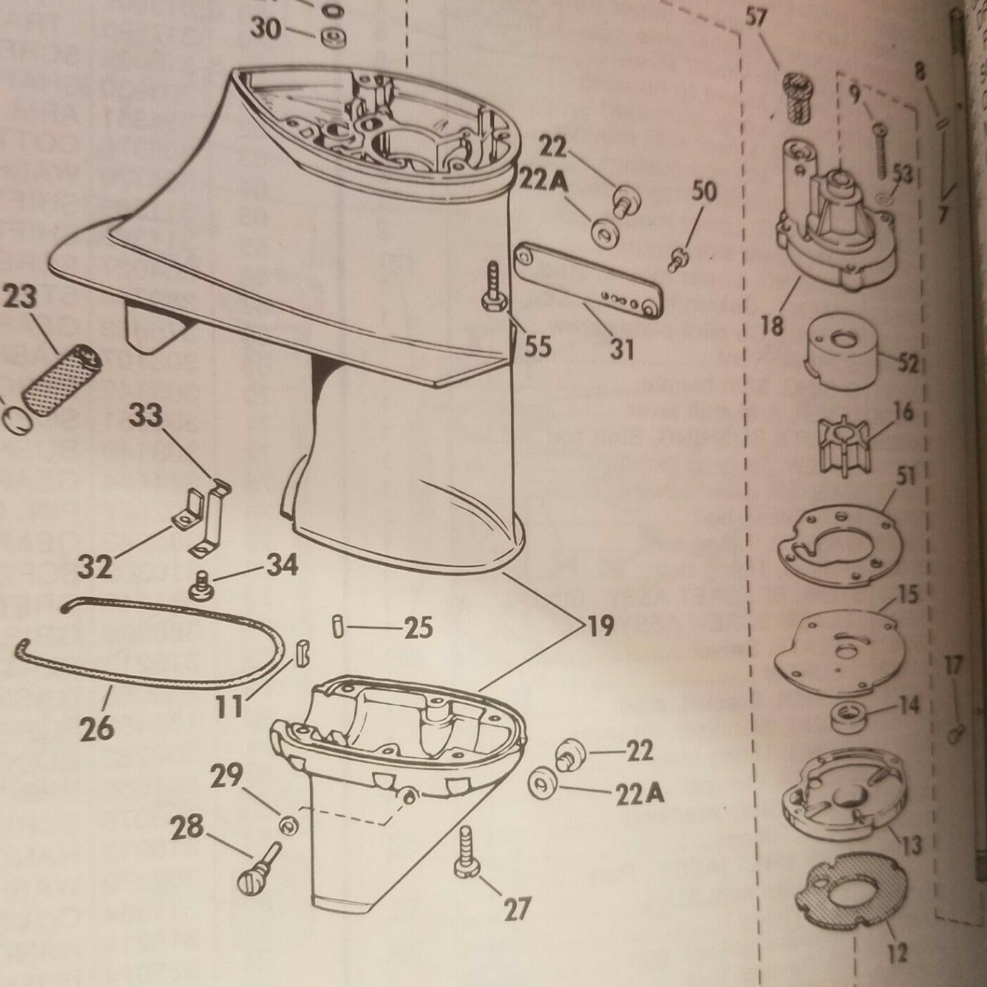 CARBOLE Su Pompası çarkı Yerine Johnson Evinrude OMC BRP Dıştan Takma Motor Parç - Foto 8