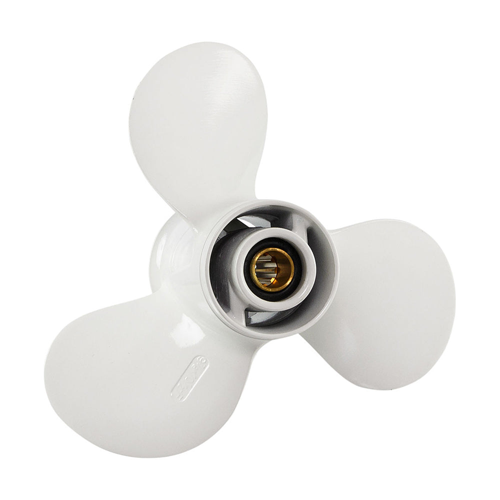 Propeller 20 25 30 hp Yamaha Outboard 9 7/8 x 10 1/2 F 10 splines alum ...